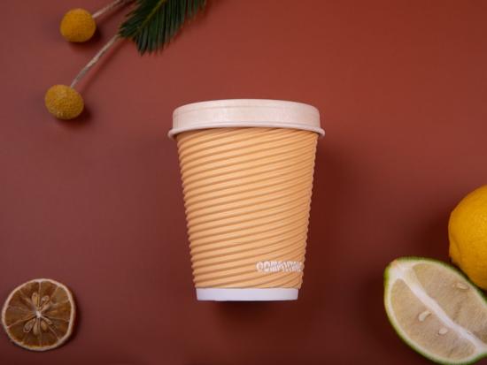 8oz PLA ripple wall paper cup