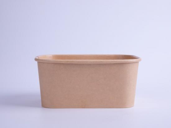 Take Away Fast Food Eco Friendly Salad Bowls With Lid