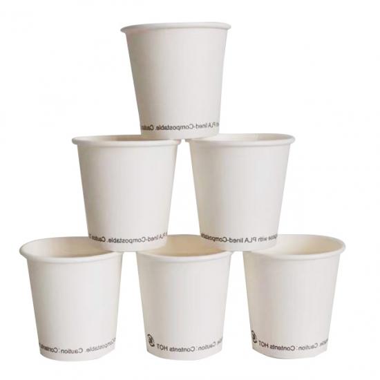 Eco-friendly Disposable Biodegradable PLA sugarcane  Paper Cup