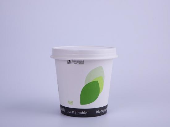 Take Away Packaging Disposable Soup Cup For Sale with pla coating or pe coating