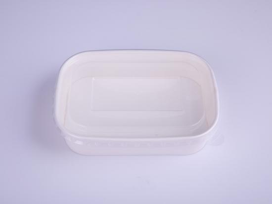 Rectangle Kraft Paper Container For Fruits Salad Packing