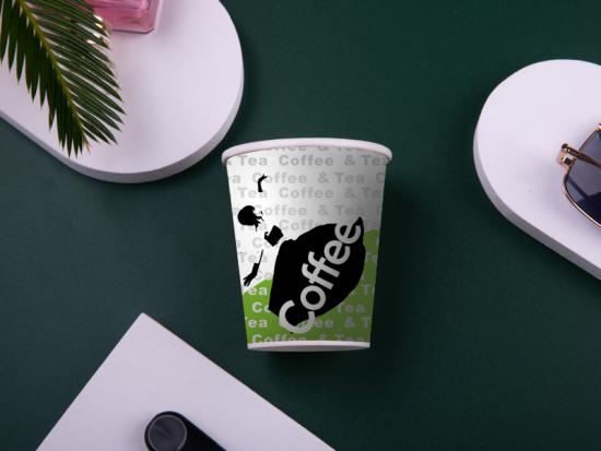 Compostable Paper Cup for Hot or Cold Beverage