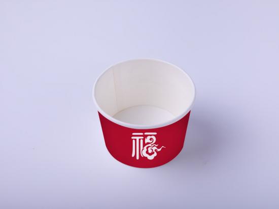 Biodegradable PLA Paper Disposable  Soup Cup  with Lid