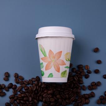 Bio-base 12oz Double Wall Paper Cup