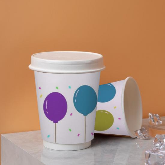 8oz PLA double wall paper cup