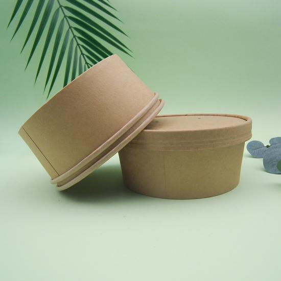 PLA 750ml Paper Salad Bowl